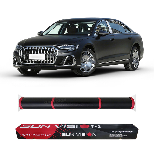 TPU Matte Black Car Body Paint Protection Film Color Changing Self Healing UV Proof Anti-Scratch Anti-Yellowing Auto PPF