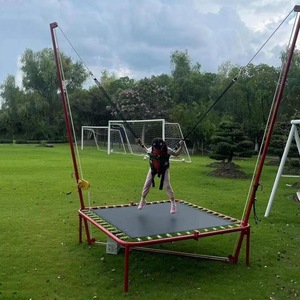 屋外遊園地安全調整可能キッズバンジートランポリンハーネスプロの娯楽機器 - Product Image 1