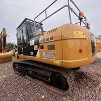 Excavatrice Caterpillar CAT320 d'occasion, excavatrice sur chenilles hydraulique Cat 320 d'occasion, faible nombre d'heures de travail, bon état, à vendre