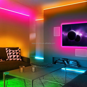 Vente chaude 2025 DC 24V 14w/m 12mm 60Leds/m RGB+WH WW Smart 5050 Bande lumineuse LED flexible 4 en 1 Couleur cuivre Changement de couleur pour chambre à coucher - Product Image 6