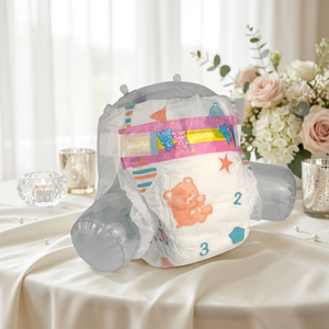 Venta al <span class=keywords><strong>por</strong></span> <span class=keywords><strong>mayor</strong></span> pañales de bebé europeos mimar al bebé superventas OEM pañal de bebé muestra gratis - Product Image 2