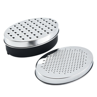 Nouvel arrivage : Râpe manuelle multifonction en acier inoxydable, portable et durable pour la cuisine quotidienne