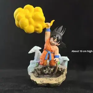 Action Figure GKES Serie 3 Goku 'Cloud Catching', Giocattolo Corretto con Effetto Danneggiato da Battaglia, Figura Anime in PVC - Product Image 2