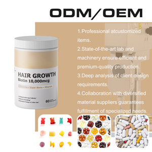 OEM <span class=keywords><strong>Biotin</strong></span> Capsule Balance pertumbuhan rambut produk kapsul suplemen kesehatan - Product Image 3
