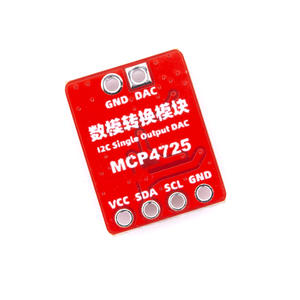 MCP4725 12비트 DAC 모듈 디지털-아날로그 변환기 I2C 단일 채널 변환기(오디오/아날로그 프로젝트용 EEPROM 포함) - Product Image 2