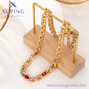 Collar de Cobre Bañado en Oro con Circonita Cúbica Sintética para Mujer, Tendencia de Moda y Éxito de Ventas de <span class=keywords><strong>CoCreate</strong></span> 2025 - Product Image 6