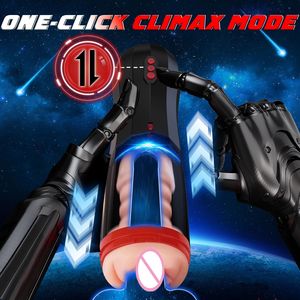 Alat Masturbasi Pria Teleskopik Rotasi, Cup Masturbasi Getar <span class=keywords><strong>Vagina</strong></span>, Mainan Seks untuk Pria - Product Image 4