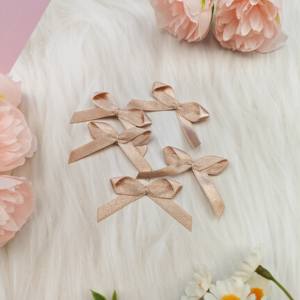 Pre-Made <b>Pink</b> Mini Satin Ribbons <b>Bows</b> Quality Small Lingerie Decorations Custom Wholesale Good Quality Underwear Accessories - Product Image 2