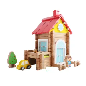 Series Pretend Furniture Educational Mini Wooden Toy Doll House For Baby