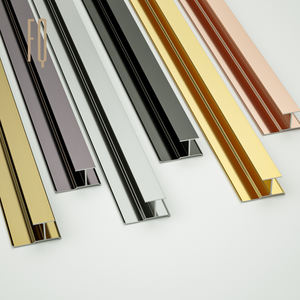 Angoli di rivestimento murale di Design moderno nuovo Hotel Trim protezioni per pareti Decorative piastrelle profilo metallo materiale alluminio - Product Image 1