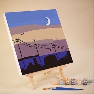 Kit de Pintura por Números DIY con Soporte para Pinturas por Números, Lienzo y Marco para Niños y Adultos - Product Image 4