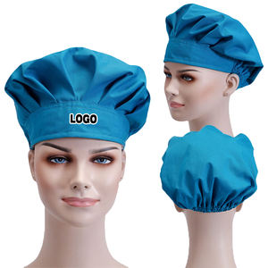 Casquette d'atelier de chef anti-perte de cheveux pour femme Casquette d'infirmière anti-huile et anti-fumée pour le <span class=keywords><strong>travail</strong></span> de restaurant Chapeau de <span class=keywords><strong>cuisinier</strong></span> avec style de caractère - Product Image 1