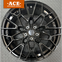 Rines Forjados de 17, 18, 19, 20, 21 y 22 Pulgadas, 5x100, 5x112, 5x114.3, 5x120, Negros Brillantes, Estilo BMW 845M, para M3, M4, G20, G80
