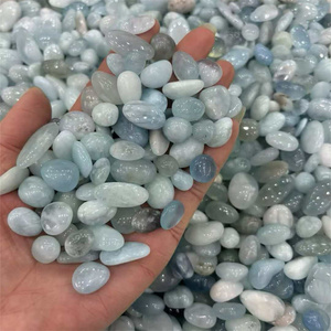 Piedras Preciosas de <span class=keywords><strong>Aguamarina</strong></span> Azul Cielo Natural de Alta Calidad, Sueltas, de 12-15 mm, para Compradores de Piedras Preciosas - Product Image 3
