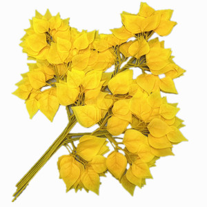 Branches artificielles de feuilles de bouleau imperméables, plantes vertes, <span class=keywords><strong>feuillage</strong></span> pour aménagement paysager extérieur et création d'arbres - Product Image 4