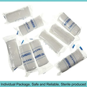 ผ้าพันแผลก๊อซยืดหยุ่นดูดซับได้ PBT EO ปลอดเชื้อ ได้รับการรับรองมาตรฐาน CE ระดับ Class I สำหรับทำแผล ปิดแผลฉุกเฉิน สำหรับกระดูกหัก อายุการเก็บรักษา 3 ปี - Product Image 3