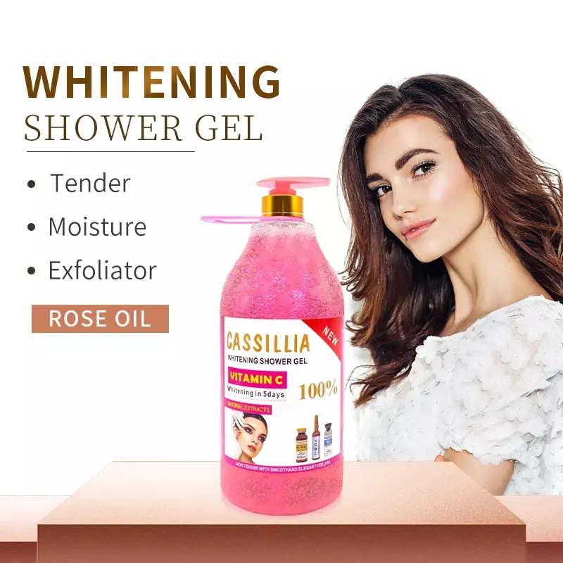 Cassillia הלבנת גוף קרם לטיפוח העור מוצרים hifu מכונת ce custom box אש חומצת לימון עבור אמבט מקלחת ג 'ל
