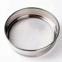 Juego de tamices de suelo estándar de laboratorio, tamiz de acero inoxidable para análisis del tamaño de las partículas