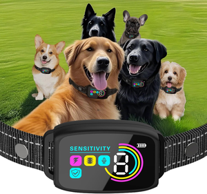 Collar Antiladridos Inteligente Recargable 2026release con 8 Niveles de Sensibilidad, Sonido/Vibración/Choque y Pantalla a Color - Product Image 1