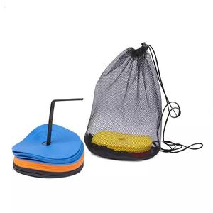 Dayanıklı yumuşak futbol futbol eğitimi çeviklik işaretleyici düz disk konileri - Product Image 4