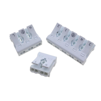 Borne de câblage rapide à 2 positions 24A 450V, connecteur de raccordement à enfoncement avec bouton de déconnexion facile pour boîtier de câblage de panneau de commande