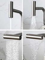 Robinet de cuisine extractible en acier inoxydable 304, robinet de lavabo extractible sans plomb 316, vente chaude sur TikTok, robinet cascade poisson volant