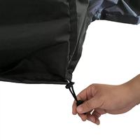 Housse de protection extérieure Ennai personnalisée noire en polyester Oxford imperméable et anti-poussière pour table et chaise de jardin