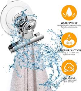 2024 gran oferta fuerte Metal <span class=keywords><strong>Bulldog</strong></span> ventosa Clip colgante accesorios de oficina para cocina baño abrazadera ventana vidrio succión - Product Image 1