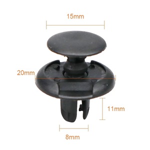 Attaches de pare-chocs de voiture, clips en plastique 15mm 20mm 11mm 8mm pour Toyota BMW, capot moteur, garniture de porte, panneau de carrosserie - Product Image 2