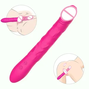 Deepspot vibratore realistico giocattoli del sesso dildo lunghi e sottili per le donne