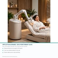 Cobot Pijat Relaksasi AI dengan PLC & Motor Multi-Program Robot Baja Tahan Karat untuk Pusat Spa Wellness Kelas Atas