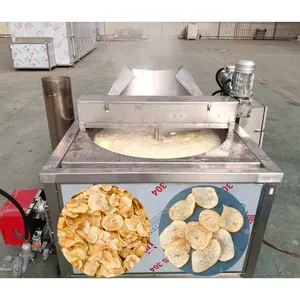 Yazhong industrial gas deep fryer automatic cassava tortilla chips frying machine Pumpkin Chips Vacuum Fryer