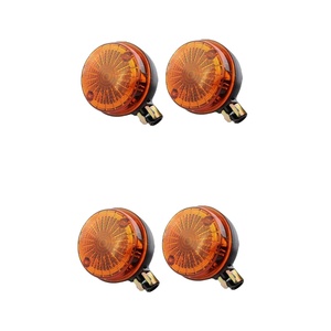 YHMOTO 4PCS Clignotants de moto, feux indicateurs avant et arrière pour Simson S50 S51 S70, pièces de moto et cyclomoteur - Product Image 1