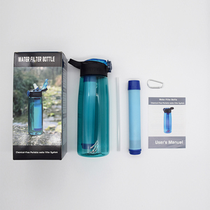 New Trend Product Ultrafiltration <strong>Water</strong> <strong>Filter</strong> Purifier <strong>Bottle</strong> Withfor Hiking Camping Use <strong>Water</strong> Supply - Product Image 2