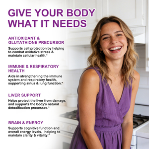 Cápsulas de NAC N-Acetil-L-Cisteína OLLI 1200mg, Suplementos Veganos para Aumentar los Niveles de Glutatión Celular, Antioxidante - Product Image 5