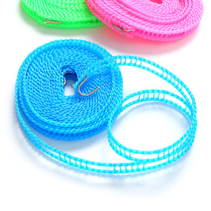 Tendedero Redondo de 5m/10m con Gancho Azul, Resistente al Viento, para Interiores y Exteriores - Product Image 1