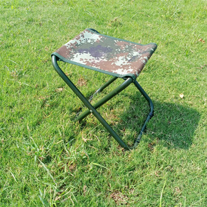 Silla Plegable Metálica de Camuflaje Táctica Portátil para Campamento, Pesca, Picnic, Escuela, Gimnasio, Parque, Viajes, Jardín, Hierro Resistente - Product Image 4