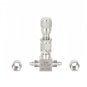 水煤气控制器 4/6/8/10/12mm 软管接头 微流量调节计量阀 304 不锈钢调节计量针阀 - Product Image 4