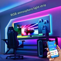 Bande LED USB en gros RGB 5050, synchronisation musicale, contrôle par application 5V, changement de couleur, auto-adhésive, rétroéclairage pour jeux et TV