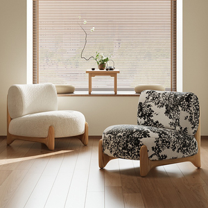 <span class=keywords><strong>Chaise</strong></span> <span class=keywords><strong>longue</strong></span> moderne en <span class=keywords><strong>peluche</strong></span> Wabi-Sabi Confort élégant pour les espaces de vie contemporains - Product Image 3