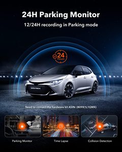 กล้องติดรถยนต์รุ่น G930 สำหรับตัวแทนจำหน่าย บันทึกวีดีโอ 4K มองเห็นในเวลากลางคืน บันทึกแบบวนซ้ำ หน้าจอสัมผัส เลนส์คู่ กล้องมองหลัง พร้อม GPS - Product Image 4