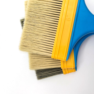 산업 학년 6 인치 페인트 브러쉬 합성 필라멘트 벽 커버리지 도매 폼 강모 폴리에스터 벽 페인트 PP 핸들 - Product Image 5