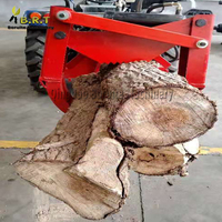 Équipement forestier tracteur utiliser remorque hydraulique bois remorque bois