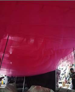 Rideaux de plafond blancs suspendus LZB083, décoration de plafond en tissu pour événements, drapé suspendu, décoration de plafond, drapé suspendu - Product Image 4