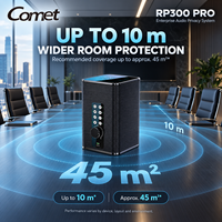 Comet RP300 PRO Haut-parleur intelligent Bluetooth Dispositif audio à ultrasons pour la confidentialité Anti-enregistrement vocal Enregistreur de réunion IA OEM ODM