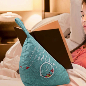 Washable Microfiber <b>Reading</b> <b>Pillow</b> Book Stand with Removable Cover Hands Free Page Holder for Tablet Magazine - Product Image 4
