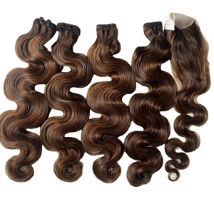 ผมต่อเวียดนามแบบ Body Wave แท้ 100%  แบบ Super Double Drawn  ปลายแบน  ติดคลิป  เนื้อนุ่มสลวย  ความหนาแน่นสูง - Product Image 5