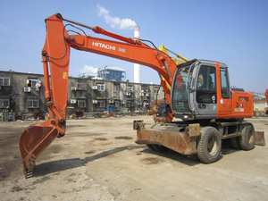 Excavadora de ruedas Hitachi zx160 a la venta Japón Hitachi zx160wd zx130w ex100w excavadora de ruedas Hitachi zx160 excavadora de ruedas - Product Image 5