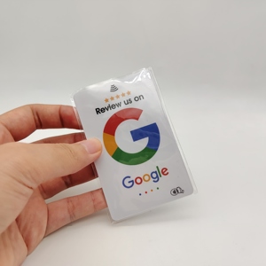 Google Review Plate NFC Glue Drop Card Autocollant de table Anti-métal RFID Contrôle d'accès URL QR Code Facile à écrire Instagram <span class=keywords><strong>WhatsApp</strong></span> - Product Image 4