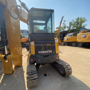 Excavadora hidráulica Komatsu PC30 de 3 toneladas de segunda mano, miniexcavadora usada pc30mr con giro de cola cero para operaciones en espacios estrechos. - Product Image 5